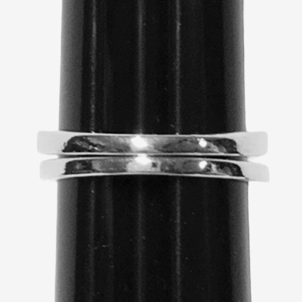 The Luxury White Sapphire Princess Ring Set - Picture 7 of 8